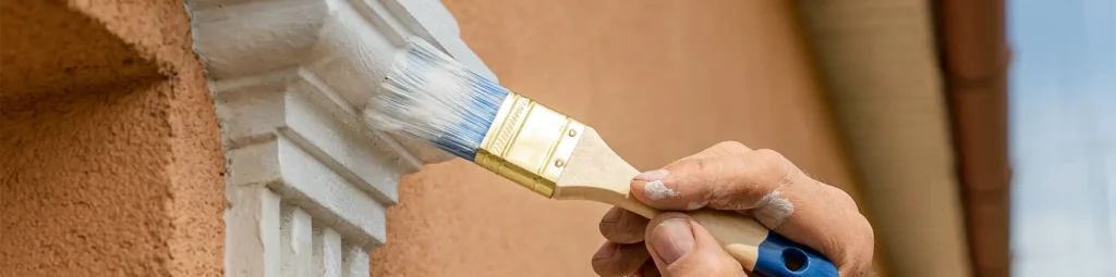 Painting Exterior Trim of House